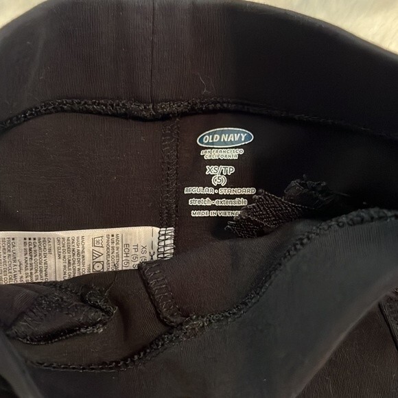 Old Navy Girls Black Leggings Size Small (5) - Picture 4 of 4